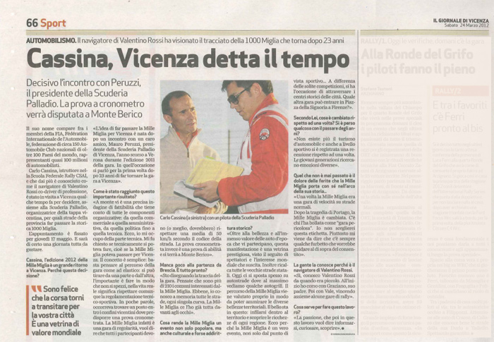 Il Giornale Di Vicenza - 24 Marzo 2012
