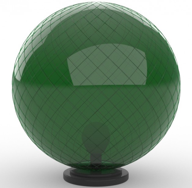 Lampada USB in vetro di Murano
