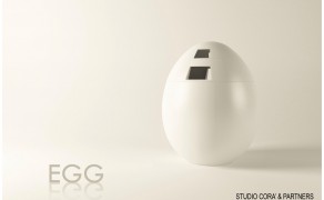 Uovo – Progetto per portarifiuti